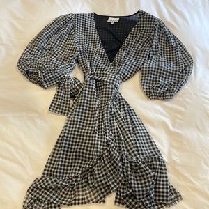 Gorgeous Ganni Mesh Wrap Dress